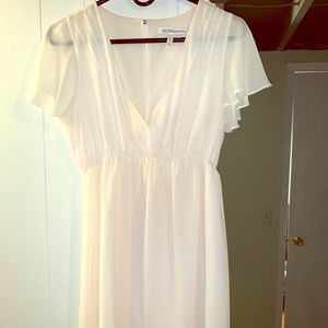 BCBG off white short dress